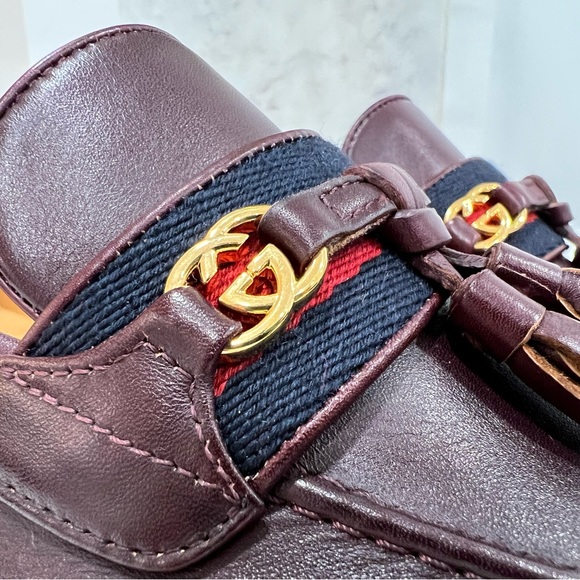 GUCCI Paride Tassel Web Loafers - Picture 14 of 14